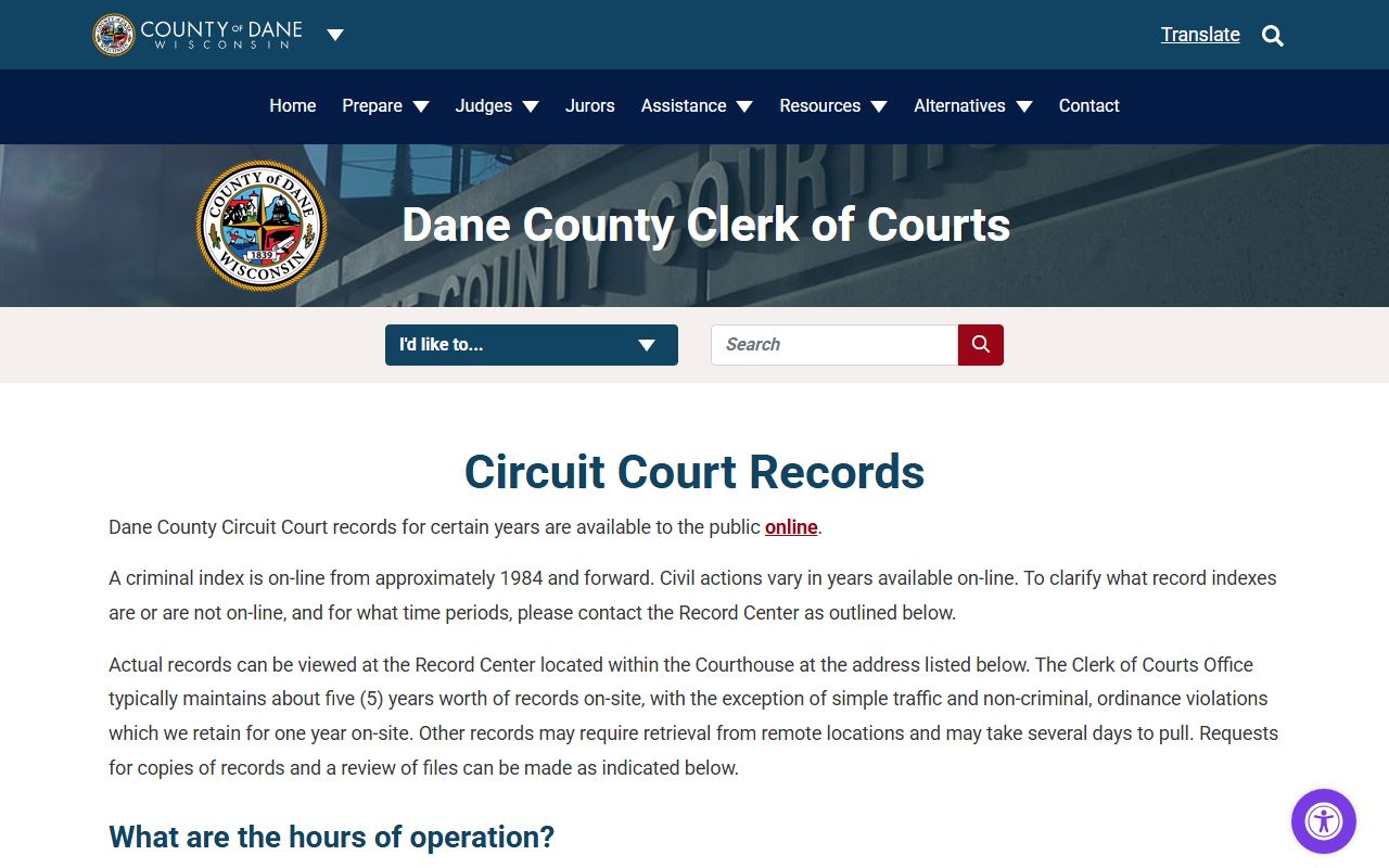 Dane County bankruptcy records search