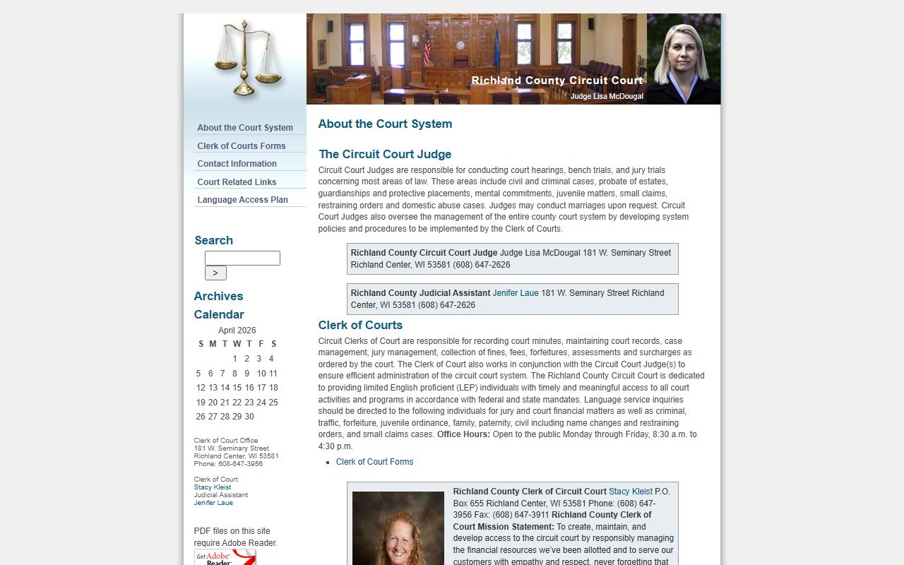 Richland County bankruptcy records circuit court image