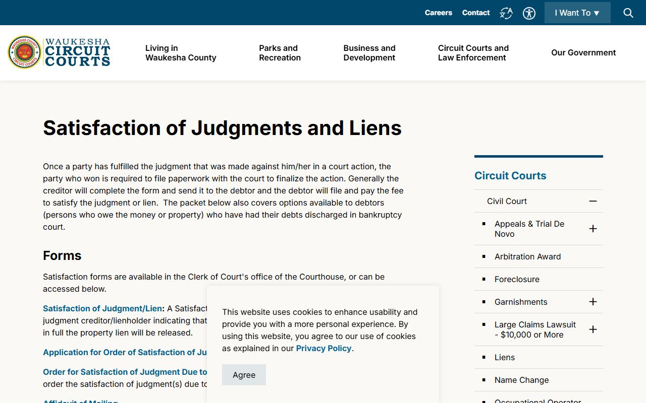 Waukesha County bankruptcy records local satisfaction image