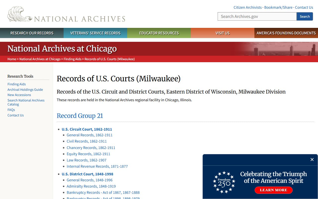 Wisconsin Bankruptcy Records Milwaukee archives image